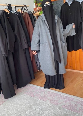 Gri renk 3 iplik şardonlu kumaş - Görsel 3