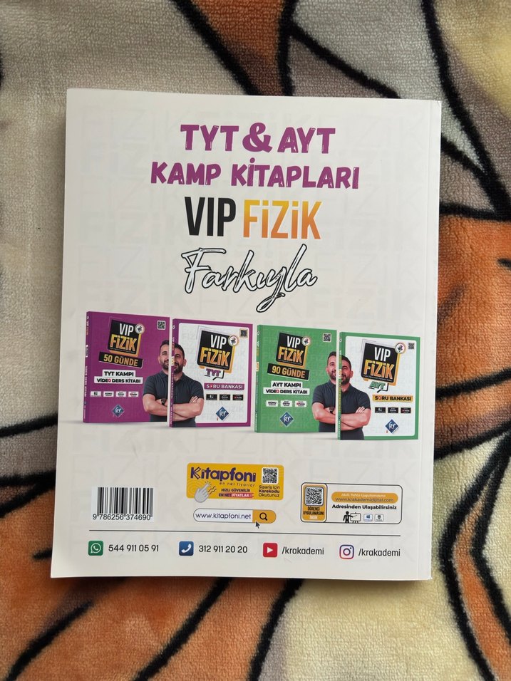 VIP Fizik AYT Soru Bankası - Görsel 2