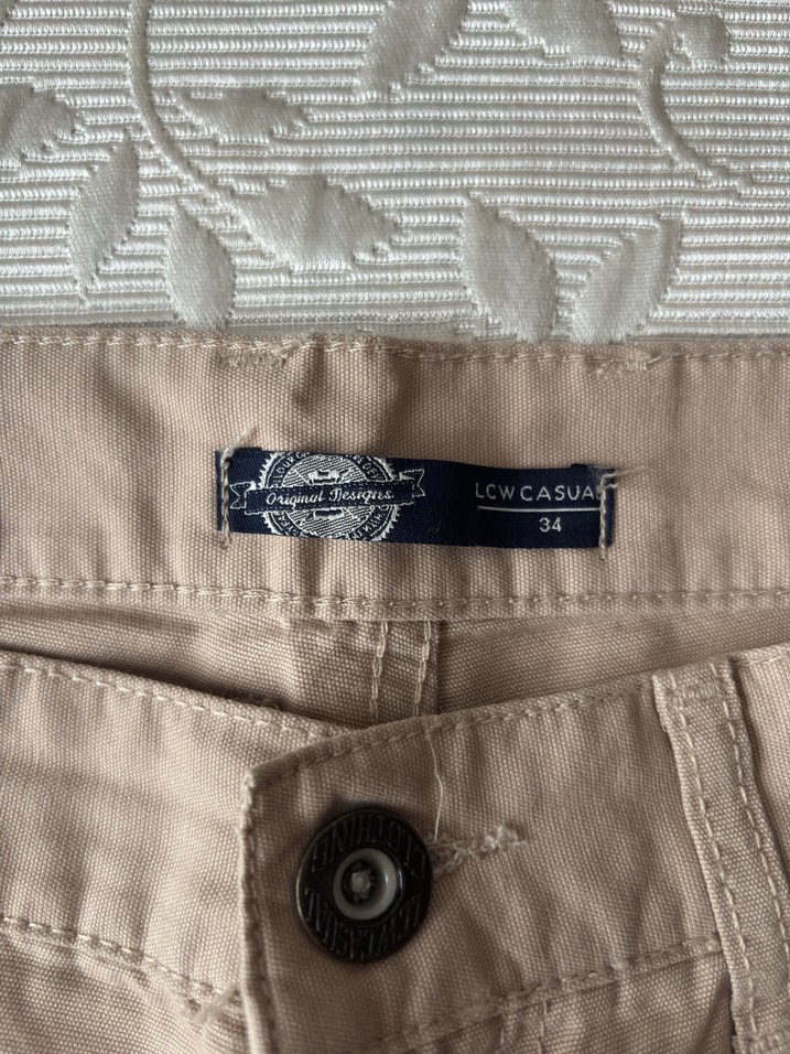 LCW Bej Erkek Kısa Pamuklu Şort/Kapri - Görsel 2