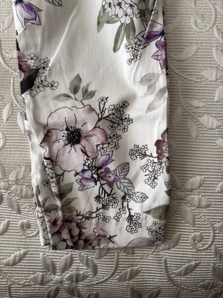 LC Waikiki Kadın Pantolon Çiçek Desenli - Görsel 3