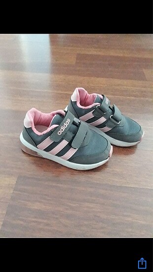 Adidas Işıklı pembe spor ayakkabı