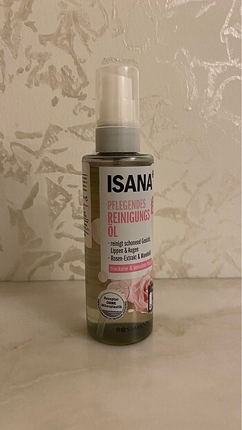 Isana gül özlü makyaj temizleme yağı