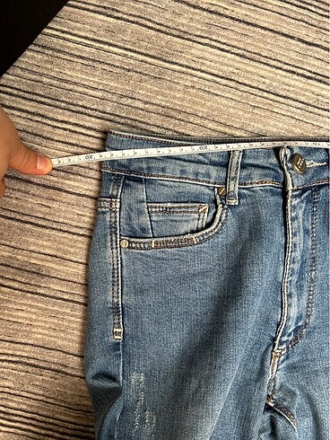 xs Beden mavi Renk Kot pantolon