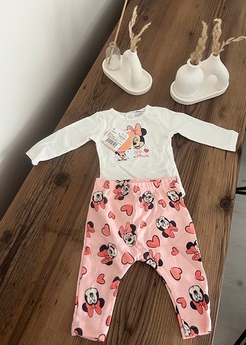 Bebek Kız Uzun Kollu Baskılı Takım - Görsel 2