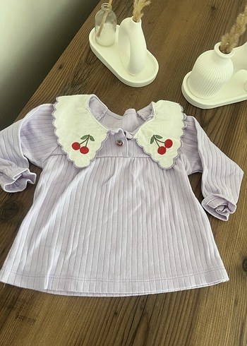 Nakışlı Çocuk Takımı, Uzun Kollu, Fırfırlı - Görsel 3