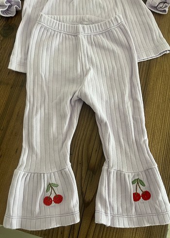 Nakışlı Çocuk Takımı, Uzun Kollu, Fırfırlı - Görsel 2