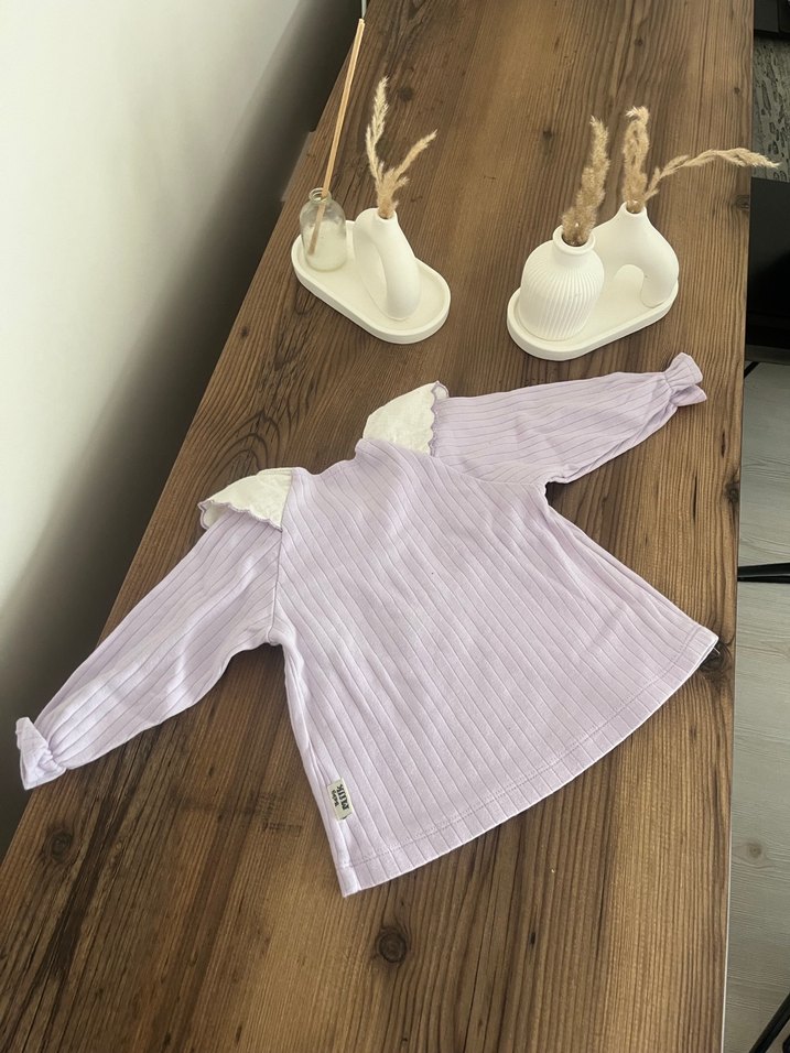 Nakışlı Çocuk Takımı, Uzun Kollu, Fırfırlı - Görsel 4