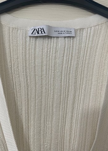 Beyaz Pilili V Yakalı Kadın Bluz - Görsel 3