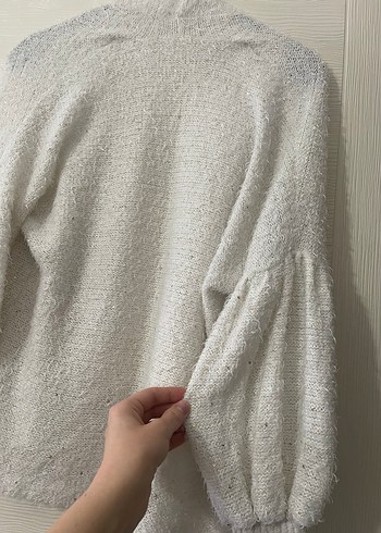 Uzun Kollu Bohem Kadın Hırka - Görsel 4