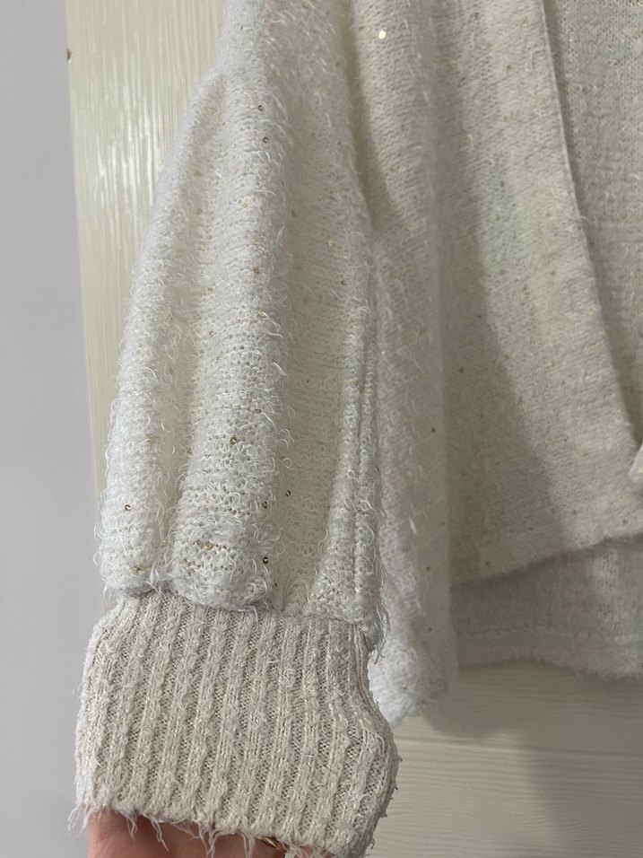 Uzun Kollu Bohem Kadın Hırka - Görsel 2