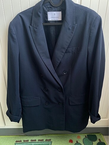 l Beden lacivert Renk Stradivarius Blazer Ceket