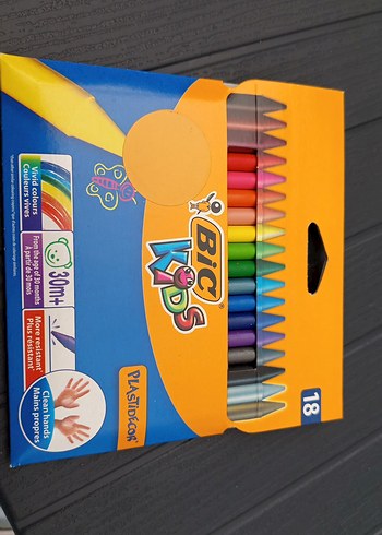 BIC Kids 18 Renk Pastel Boya Seti