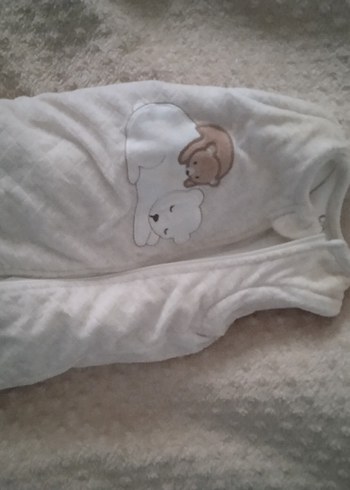 Beyaz Çocuk Uyku Tulumu - Görsel 2