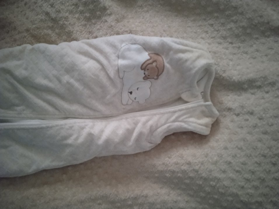 Beyaz Çocuk Uyku Tulumu - Görsel 2