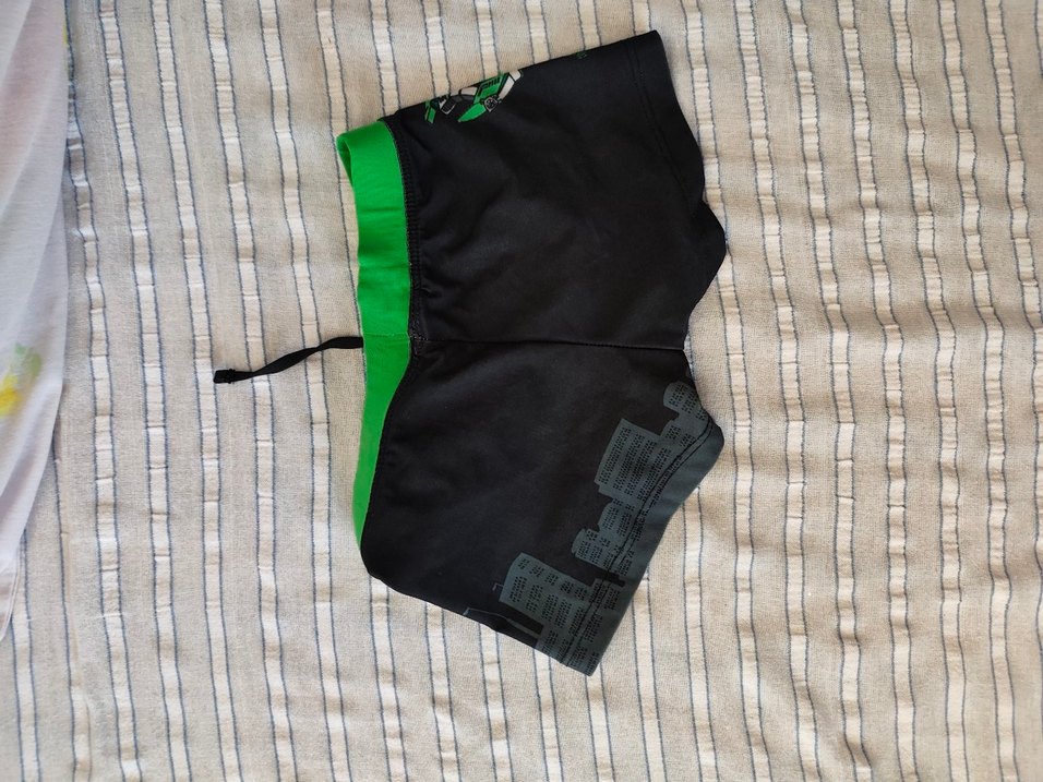 Erkek Çocuk Desenli Kolsuz Yeşil Mayo - Görsel 2