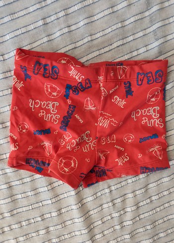 Renkli Baskılı Erkek Çocuk Deniz Şortu - Görsel 2