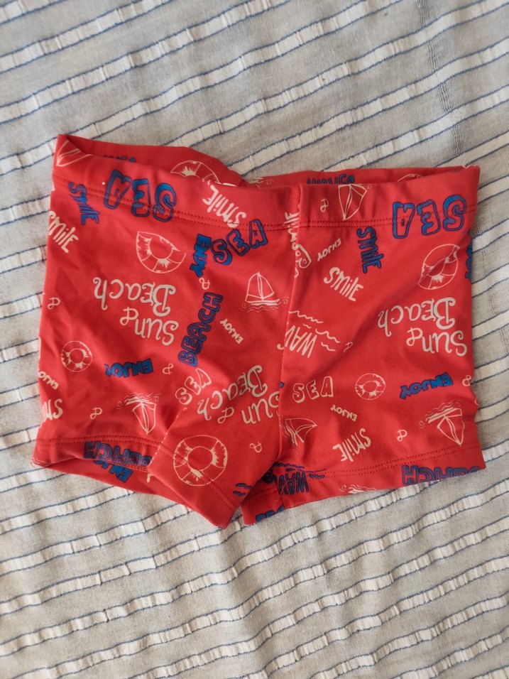 Renkli Baskılı Erkek Çocuk Deniz Şortu - Görsel 2