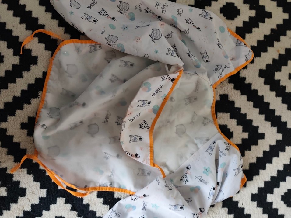 Bebek Erkek Pamuklu Beyaz Baskılı Takım - Görsel 2