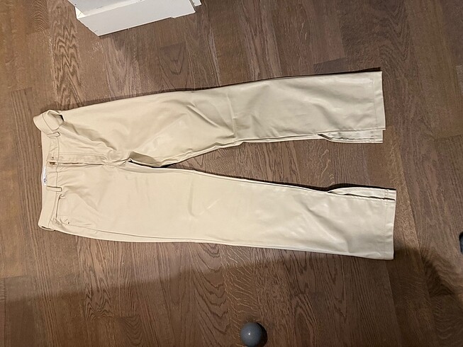 Zara yeni sezon deri pantolon içi yünlü paçaları yırtmaçlı