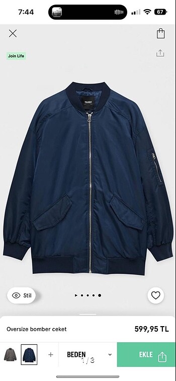 Pull bear bomber