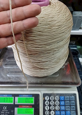 Bohem Tarzı Bej İp makrome kg fiyati 250 tl