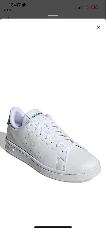 Adidas advantege beyaz sneaker