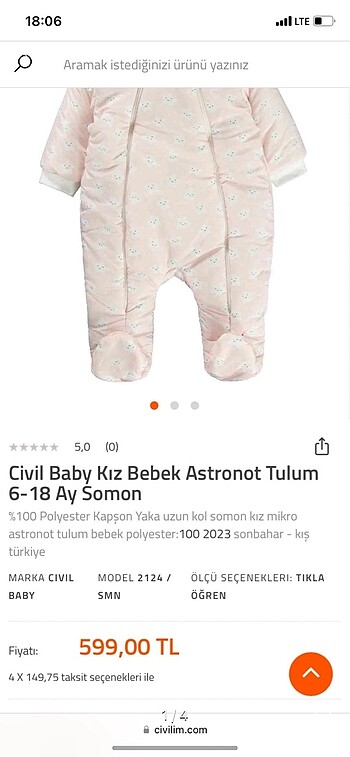 Civil Astronot mont