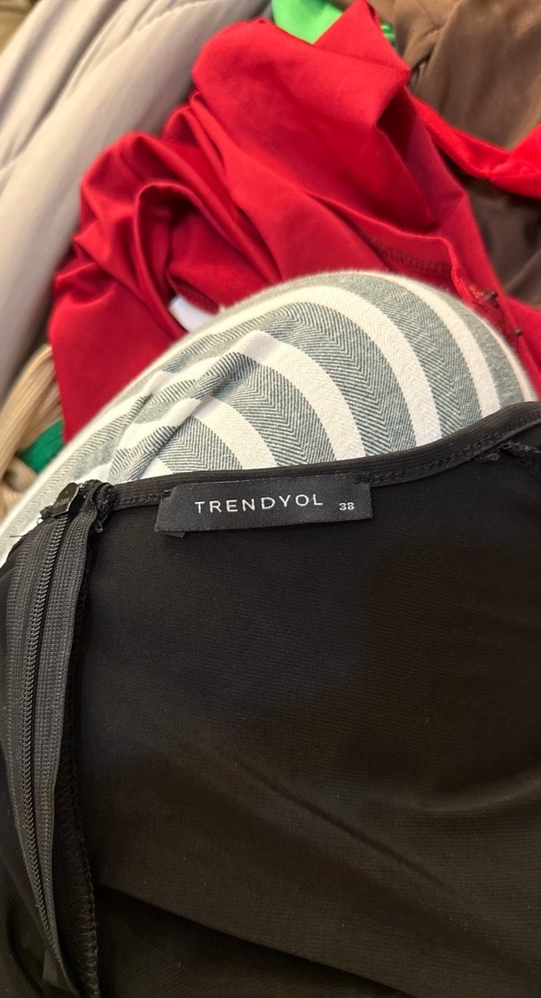 Siyah Avant-Garde Midi Bralet - Görsel 5