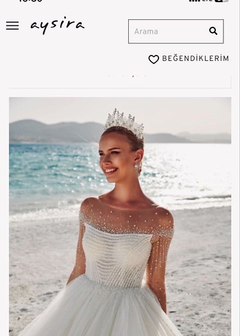 Modern Klasik Beyaz Prenses Gelinlik - Görsel 5