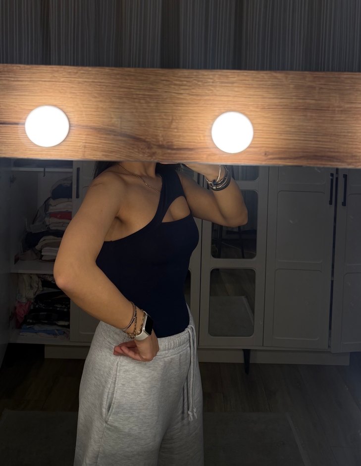 Koyu mavi bodysuit - Görsel 2