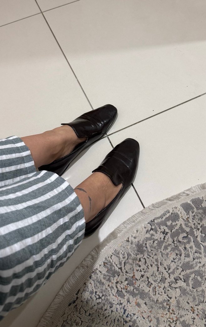 Kahverengi 39 numara makosen - Görsel 3