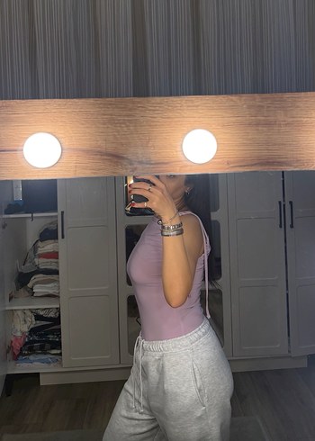 Lila tek omuz bodysuit - Görsel 2