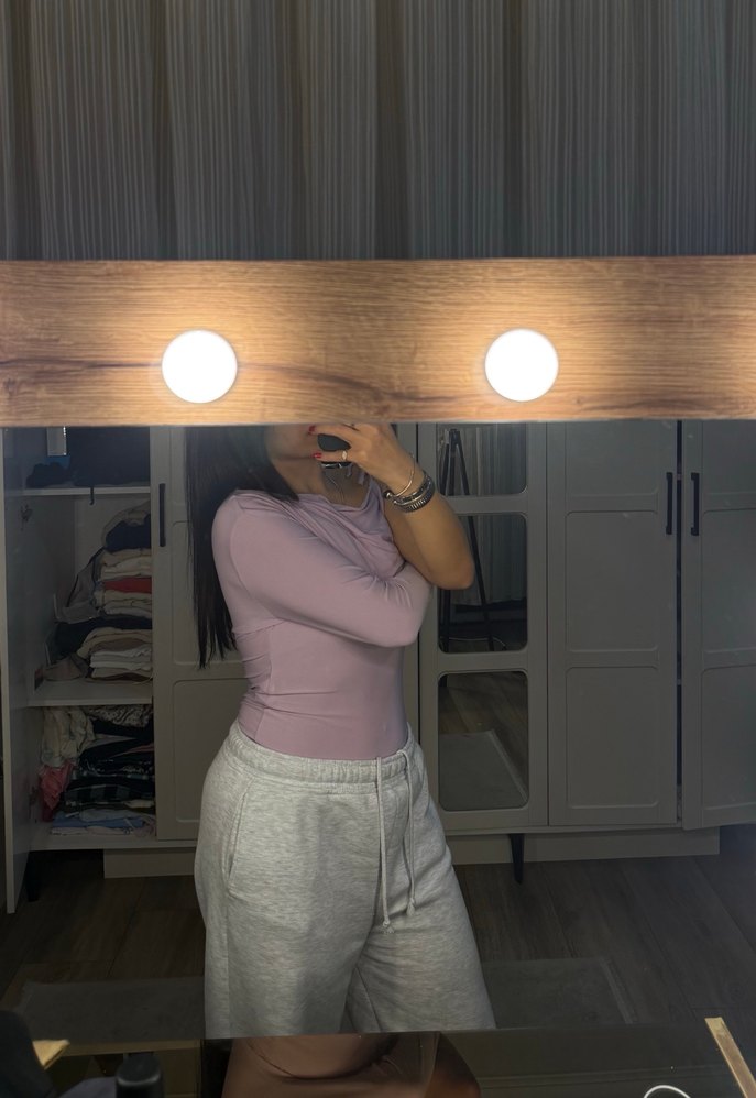 Lila tek omuz bodysuit - Görsel 3