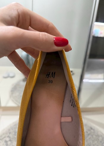 Sarı Blok Kadın Babet - Görsel 4