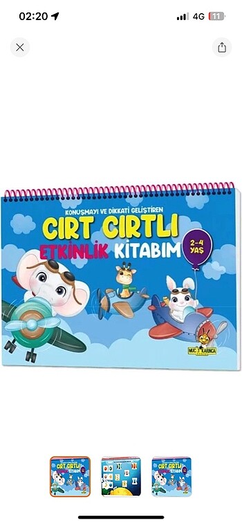 Cırt Cırtlı Etkinlik Kitabı