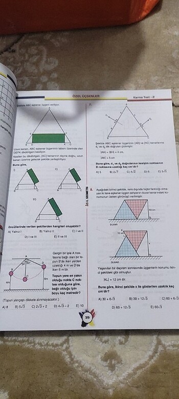  Beden Tyt AYT GEOMETRİ 