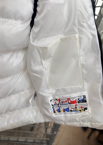 Moncleir  Beyaz Fermuarlı Erkek Şişme Yelek - Görsel 5