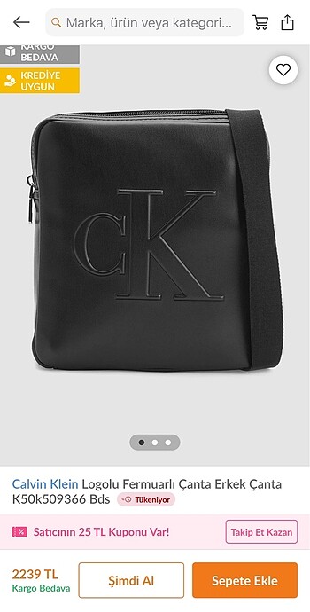 Orjinal Calvin Klein Çanta