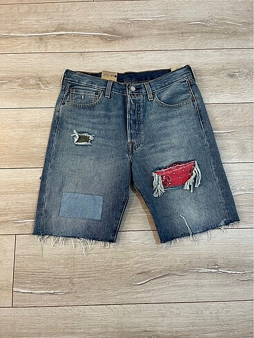 Orjinal Levis Mavi Jean Kot Şort