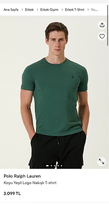 Orjinal Ralph Lauren Basic Tişört