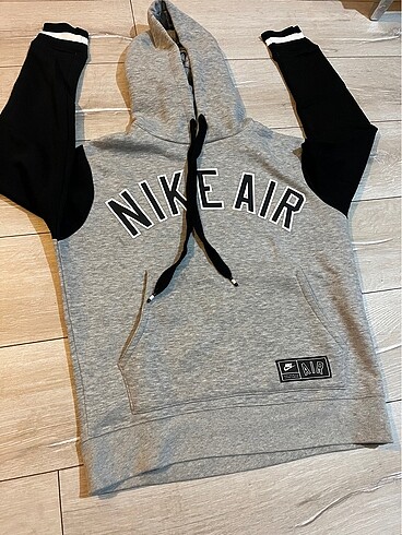 s Beden gri Renk Orjinal Nike Gri-Siyah Sweatshirt