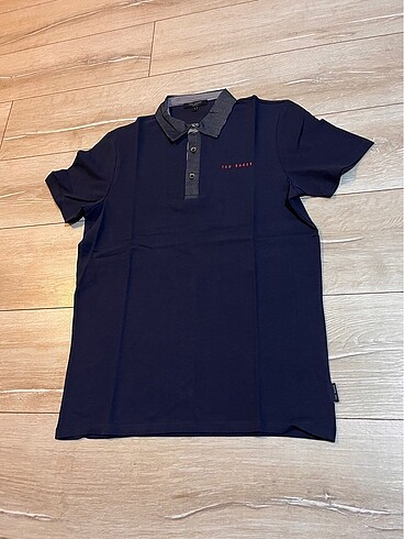 Ted Baker Orjinal Ted Baker Lacivert Polo Tişört