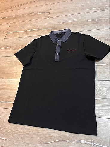Ted Baker Orjinal Ted Baker Siyah Polo Yaka Tişört