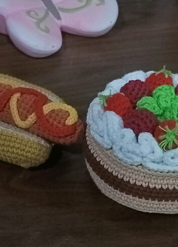 Amigurumi Pasta ve Sosisli 