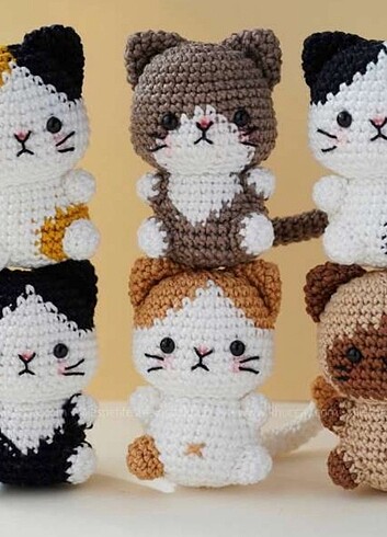 Amigurumi Mini Kediler 