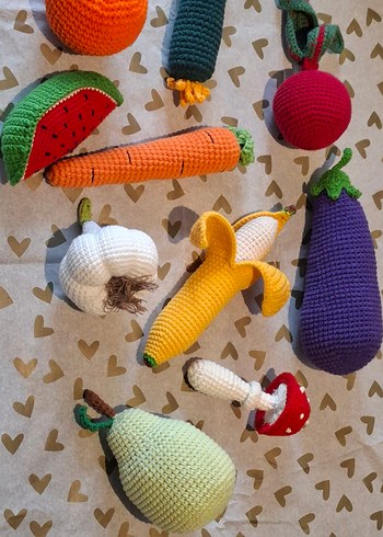 Beden Amigurumi Meyve ve Sebzeler