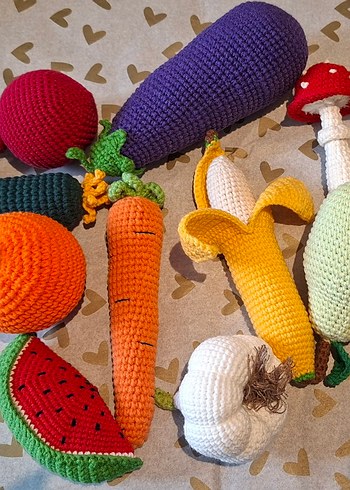 Amigurumi Meyve ve Sebzeler