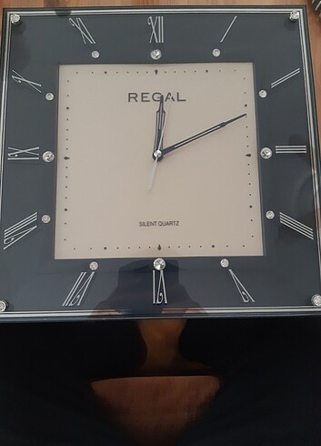  Beden lacivert Renk Regal duvar saati Retro orjinal 
