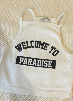 Paradise yazılı tişört