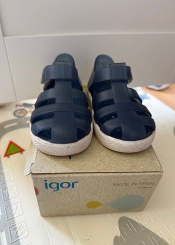 Koyu Mavi Erkek Çocuk Sandaletler igor